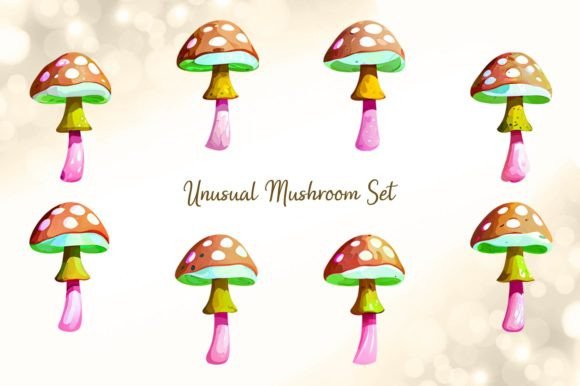 Download Unusual Mushroom Set - Unusual Collection